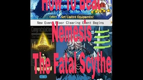 SAO Memory Defrag - How to Beat Nemesis The Fatal Scythe - Aincard  70th Floor