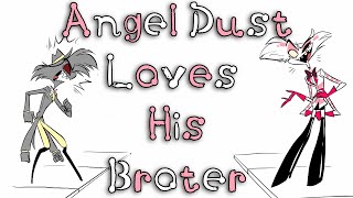 HAZBIN HOTEL Comic Dub | Angel Dust Loves His Brother