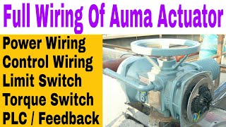 Control Wiring of Auma Actuator.! Auma Actuator की कण्ट्रोल वायरिंग कैसे करते हैं.