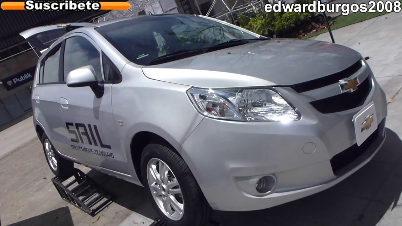 chevrolet sail Hatchback LTZ 2013 colombia video de carros auto show