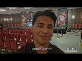 Emiliano Vargas talks SPARRING Teofimo ahead of Rolly fight & CALLS OUT Ryan Garcia