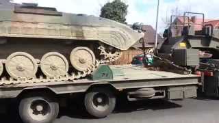 Transport czołgu przez Łuków (prod. Magnes.TV)