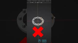 How to model a circular coupling plate in blender #blender #tutorial #3dmodeling #3modeling #3d