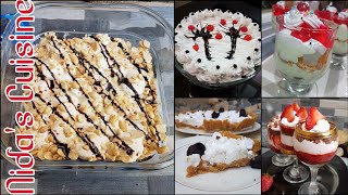 5 Quick & Yummy Desserts Recipe - Eid Special Recipes 2020 - Nida's Cuisine - Desserts Recipes