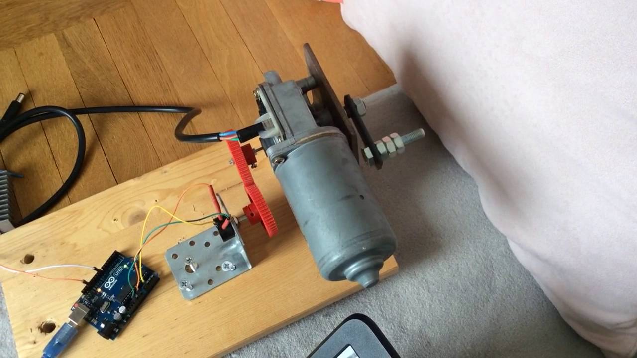 Diy Servo Arduino Dc Motor Position Control Youtube