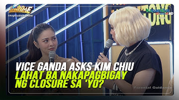 Vice Ganda asks Kim Chiu: 
