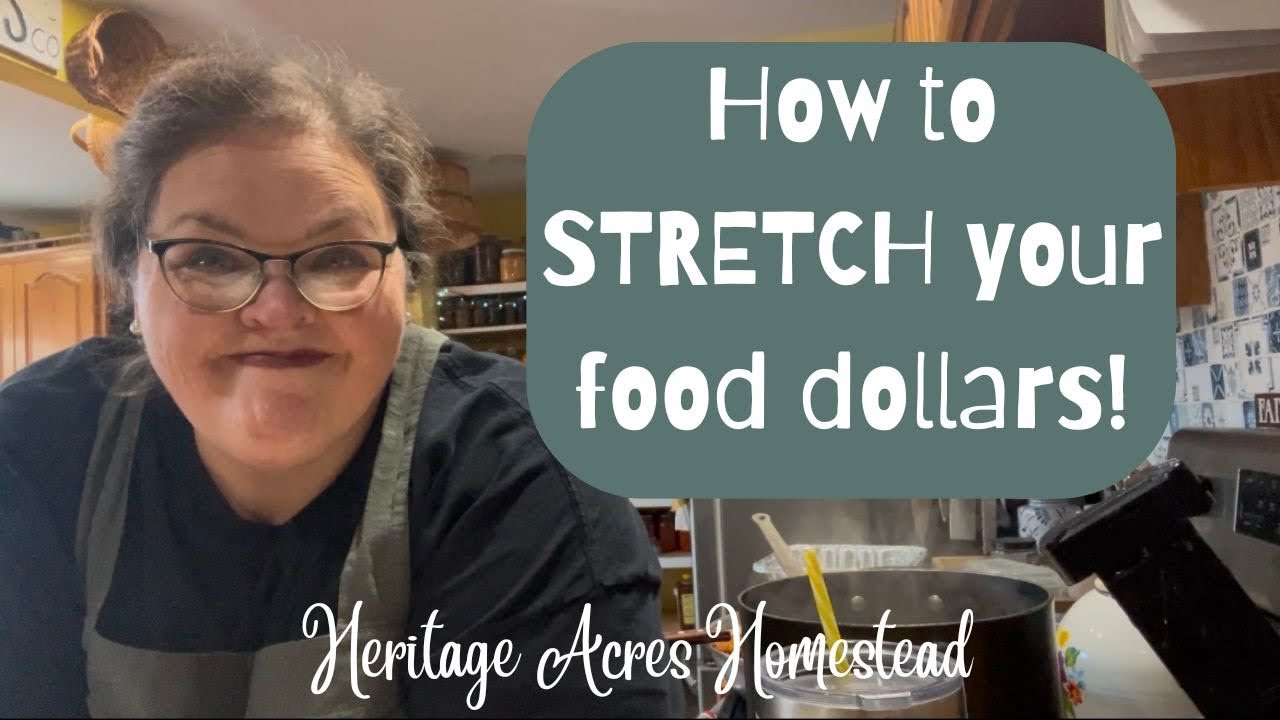 How to STRETCH your food dollars - YouTube