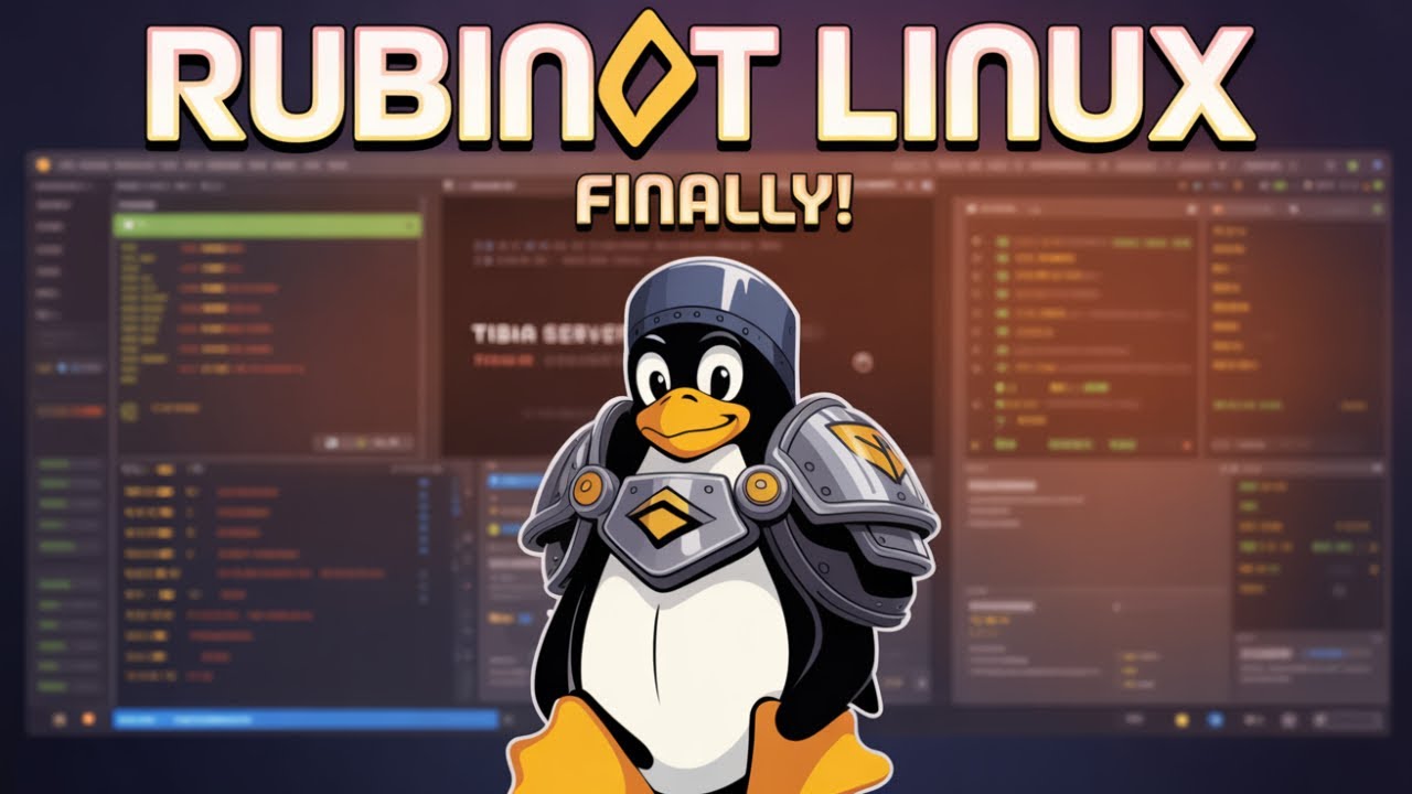 Instalando o RubinOT em um notebook velho com Linux - YouTube