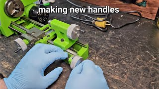 making new handles for a mini lathe by Restoration Projects 316 views 1 year ago 6 minutes, 49 seconds