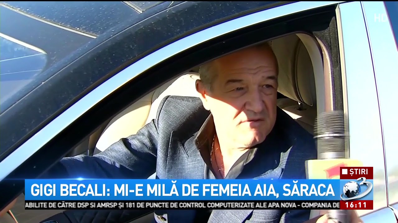 Gigi Becali: Mi-e milă de Sevil Shhaideh, săraca