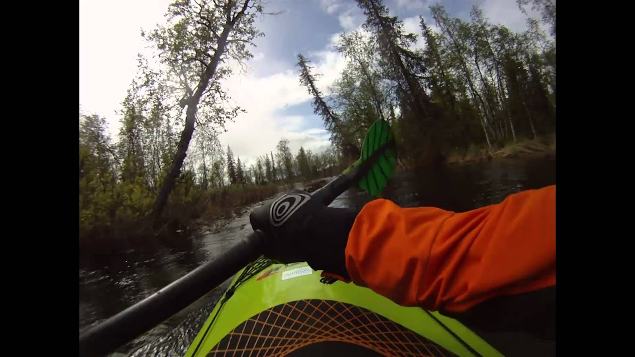 Wilderness river padding - YouTube