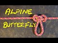 How to Tie the Alpine Butterfly Loop - Just the Knot - No Chat