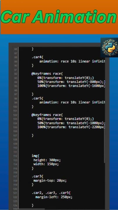 🚗💨 HTML & CSS Car Racing Animation | Watch Cars Race 🏁 #viralvideo # ...