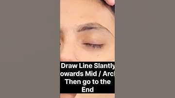 Step By Step Mini Tutorial For Beginners #trendingshorts #eyebrowtips #tipsntricks #foru #shorts