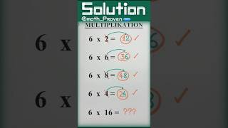 🧠 Can You Solve This 6 × 16 =  🤯 #mathtricks #mathchallenge #mathpuzzle