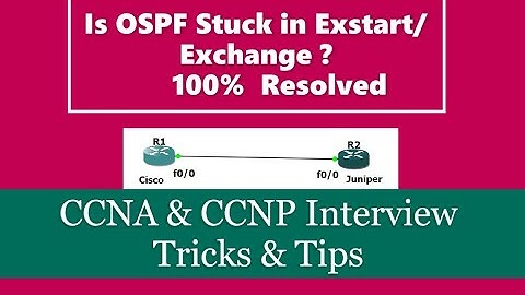 Why OSPF Neighborship Stuck in Exstart/Exchange | Resolved 100%