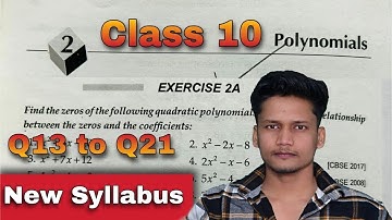 Class 10 Ex 2A Q13 TO Q21 Polynomials RS Aggarwal class 10 Chapter 2 2022 | CBSE ICSE Rajmith study