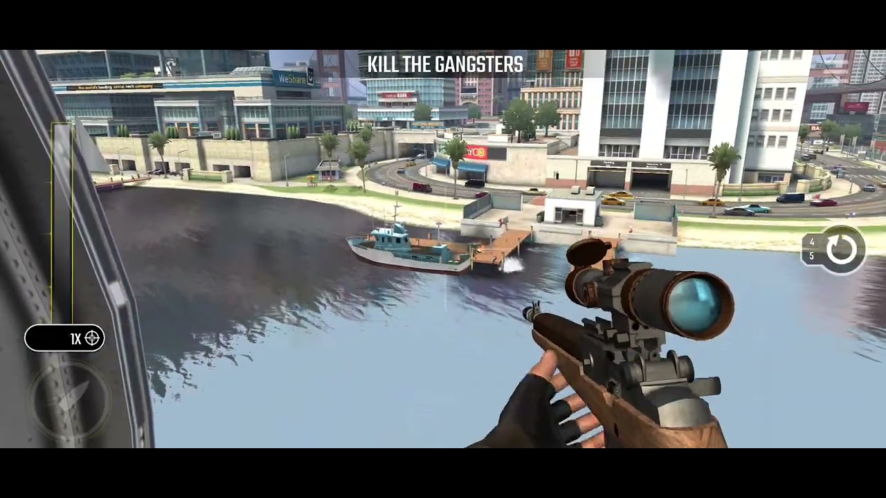 Pure Sniper Z16 Mission 18 No Ship Kill The Gangsters - YouTube