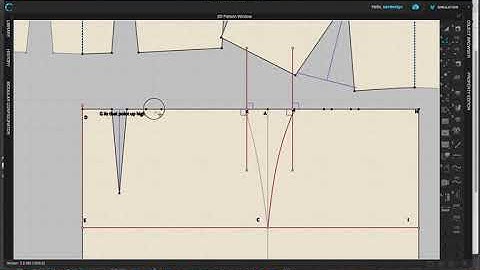 How to Draft the Skirt Sloper in CLO ; Figure 4