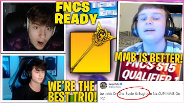 CLIX, BUGHA & BIZZLE Shows off FNCS SKILLS Then Meet BENJYFISHY Trio  In FIRST Tournament (Fortnite)