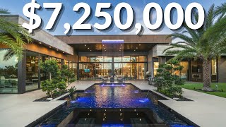 Inside a $7,250,000 FUTURISTIC Mansion With a Gorgeous Backyard | Fort Lauderdale Luxury Home Tour