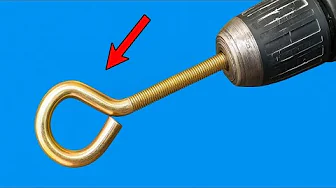 Simply insert an eye bolt into the drill and you'll be amazed at the results | Tips for creating