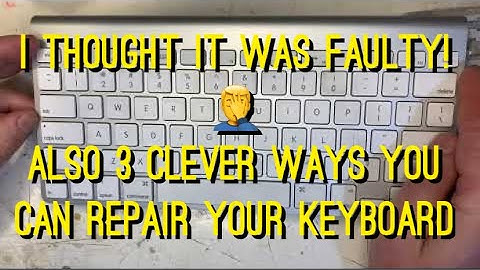 Toetsenbordchirurgie op defecte Apple-toetsenborden zonder ze te openen!