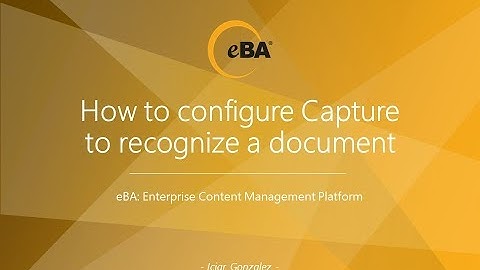 eBA: Capture Module