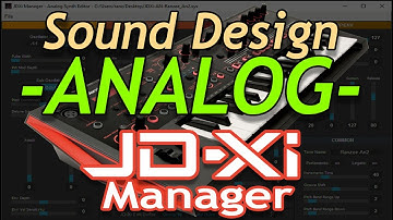 JD-XI Sound Design - Analog