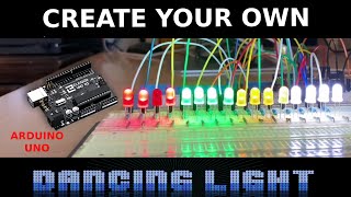 Control 16 pin LEDs using 74HC545 shift register - Arduino 101 Tutorial