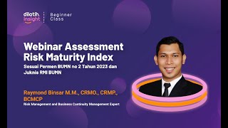 Webinar Assessment Risk Maturity Index - dilatih.co
