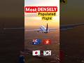 I Found the Top 5 MOST DENSELY POPULATED Flight Paths of 2026! 🗺️#ytshorts