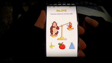 BRAIN OUT lvl 213 tilt the balance to the left 🔥