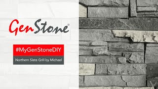 MyGenStoneDIY - Michael's Northern Slate Grill | Faux Stone Home Improvement Project