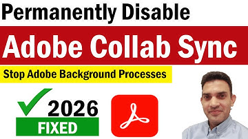 Adobe Collab Sync permanent uitschakelen | Adobe Collaboration Synchronizer UITSCHAKELEN OF UITSC...