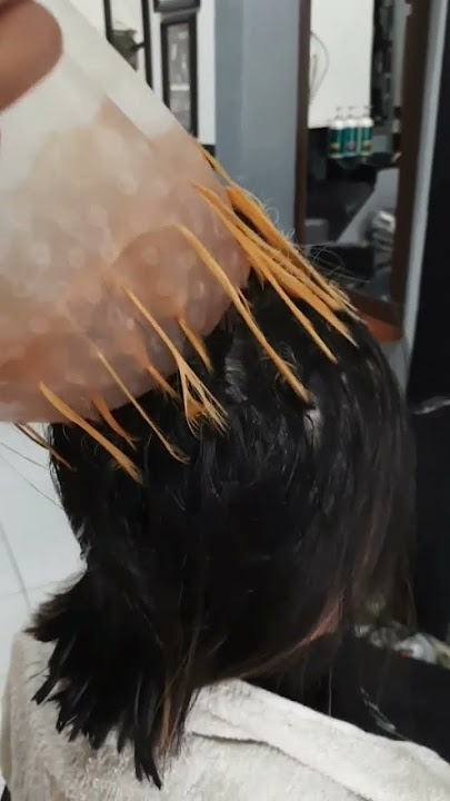 proses highlight bleaching