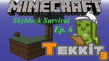 Tekkit SkyBlock "Infinite Automatic Cobblestone Generator" Ep. 6 1080p