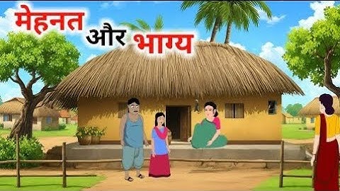 Hard work and luck Hindi story | Mehnat Aur Bhagya | Panchtantra stories | Hindi moral stories