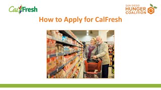 How to Apply for CalFresh | San Diego County