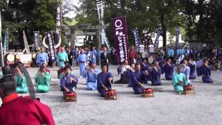 矢上神社新築落成奉祝　長崎しゃぎり　20131027 141806