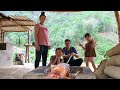 Picking vegetables processing roasted duck meat for pregnancy farm family life  family farm