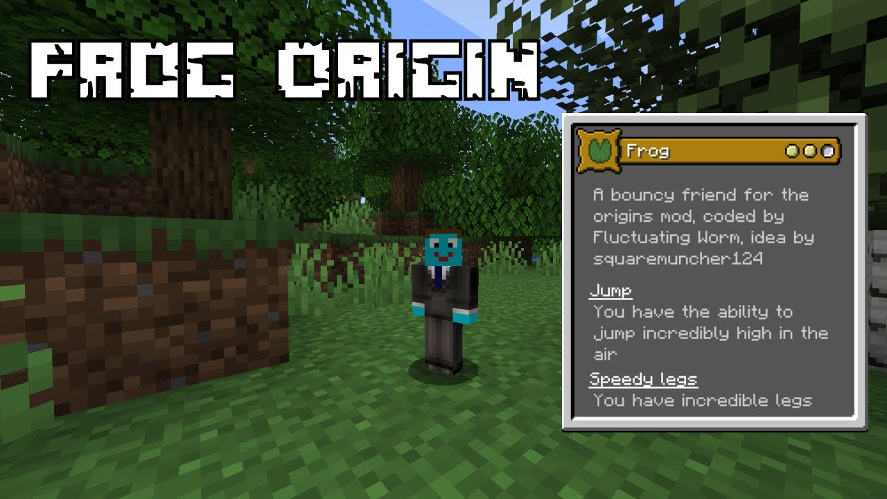 Frog Origin Minecraft Data Pack