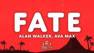 Alan Walker, Ava Max - FATE (Lyrics)