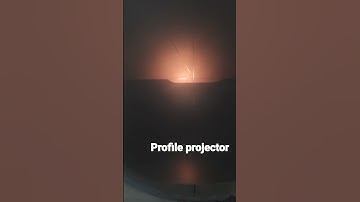 Technical world| how to use profile projector| #shorts #cncmachine