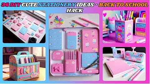36 DIY EASY SCHOOL SUPPLIES - BACK TO SCHOOL HACKS AND CRAFTS | Luminous Lifestyles