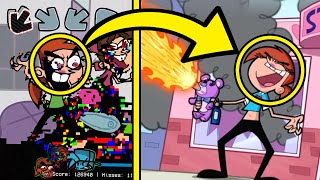 References in FNF Pibby Mods | The Fairly OddParents VS Pibby | Learning with Pibby