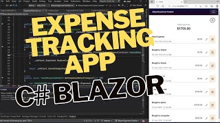 Part 3  Finish Frontend For Expense Tracking App with Blazor, Web API & EF Core and SQL Server