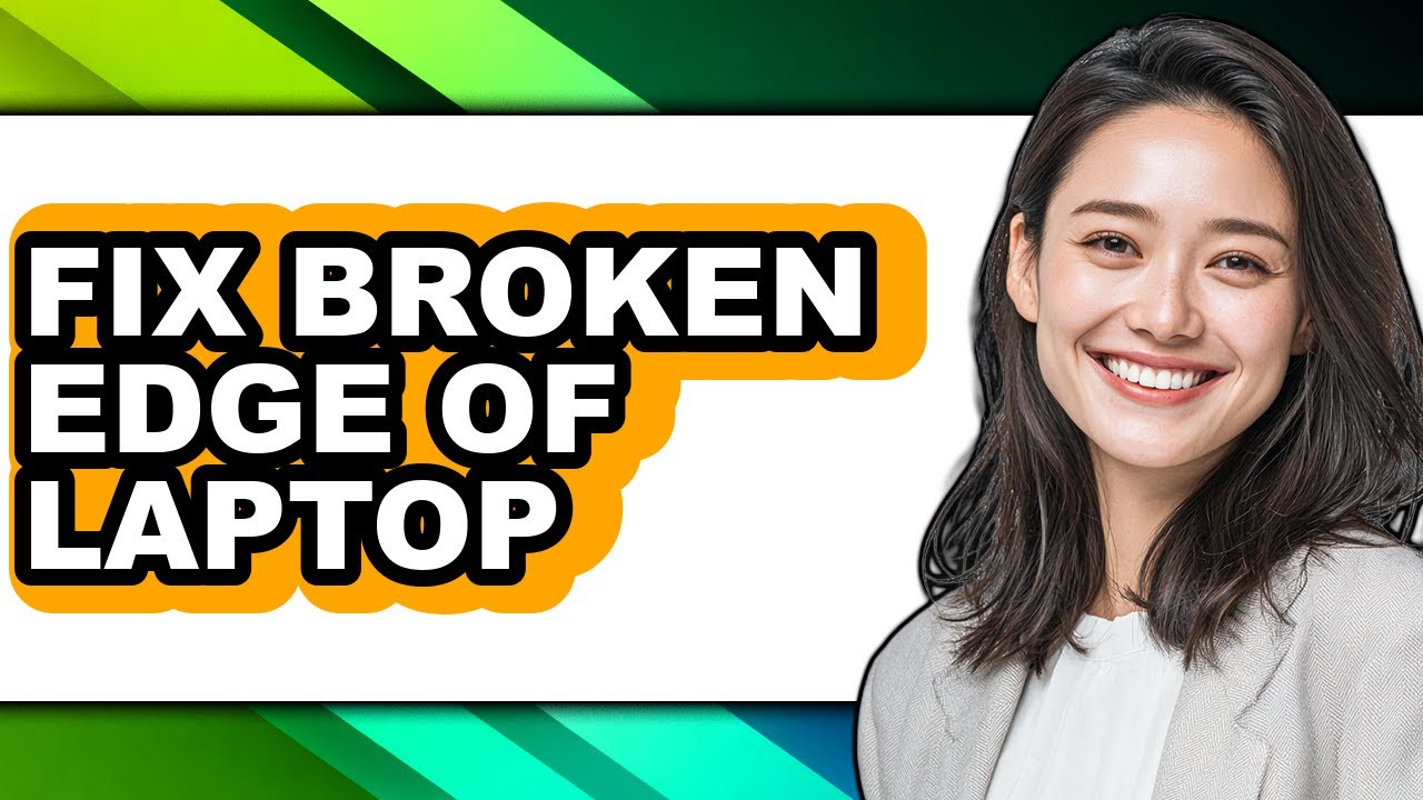 How to Fix Broken Edge of Laptop - Step by Step - YouTube