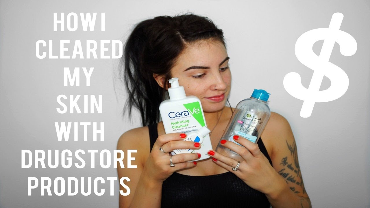 DRUGSTORE skin care routine 2017 YouTube
