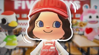 Designing A Five Guys In Animal Crossing